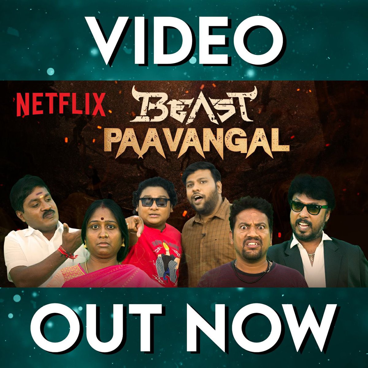 Beast promotion netflix to watch full video click on bio 👆🏻 youtu.be/E5BlE6oql7A @vijaytelevision @netflix @Parithabangal_ @Gpmuthu_offl