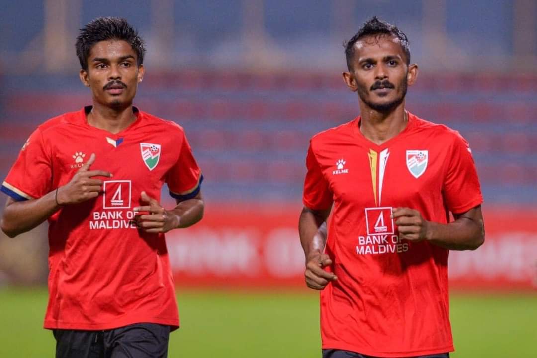 Back on National Duty 🇲🇻 ♥️

📷 <a href="/maldives_team/">Maldives National Team</a>

#maldivesmensnationalteam #maldivesnationalfootballteam #maldivesnationalteam #afcasiancupuzbekistan2022qualifiers pic.x.com/gZlyqHYluX