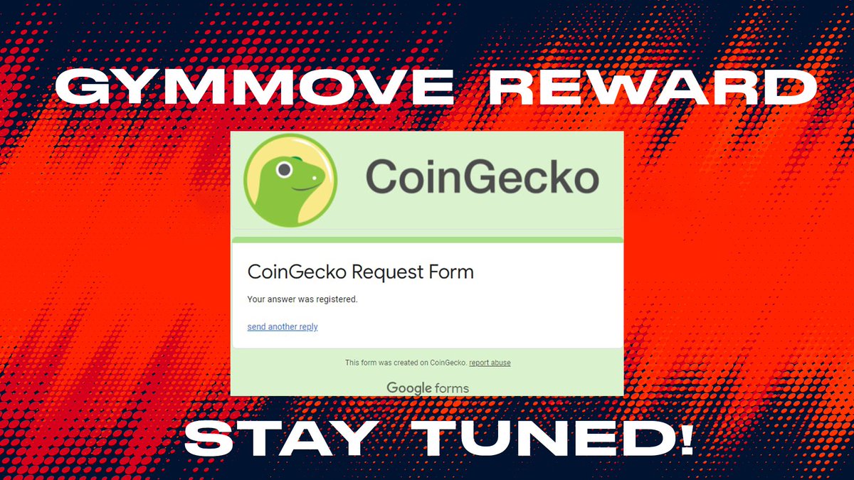 We requested Coingecko Listing, I hope that soon we have received this good news, our Community deserves it and we are doing the best. @coingecko #cmc #Move2Earn #NFT #MoveToEarn #cryptocurrency