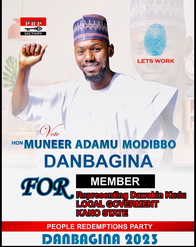 Danbaginaa's tweet photo. We are out to make difference, so help us God 🙏🔑 Nasrun minallah
#kanostate #member #statehouseofassembly #wetogether #dawakinkudu #PRP @dawisu https://t.co/O1mWpuYnvl