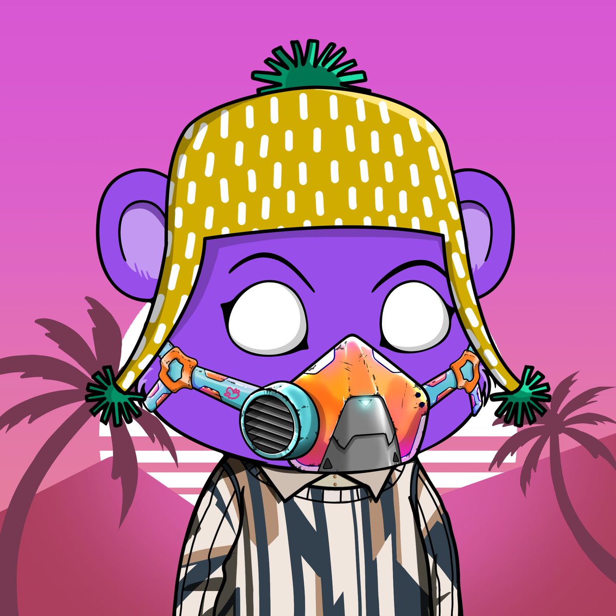 mdnghtdrv's tweet photo. I'm really stoked I got that synth wave BG drop! #CyberCubs #LoadedLions @cryptocomnft @LoadedLions_CDC #MDNGHTDRV https://t.co/V0v6BnXGgn