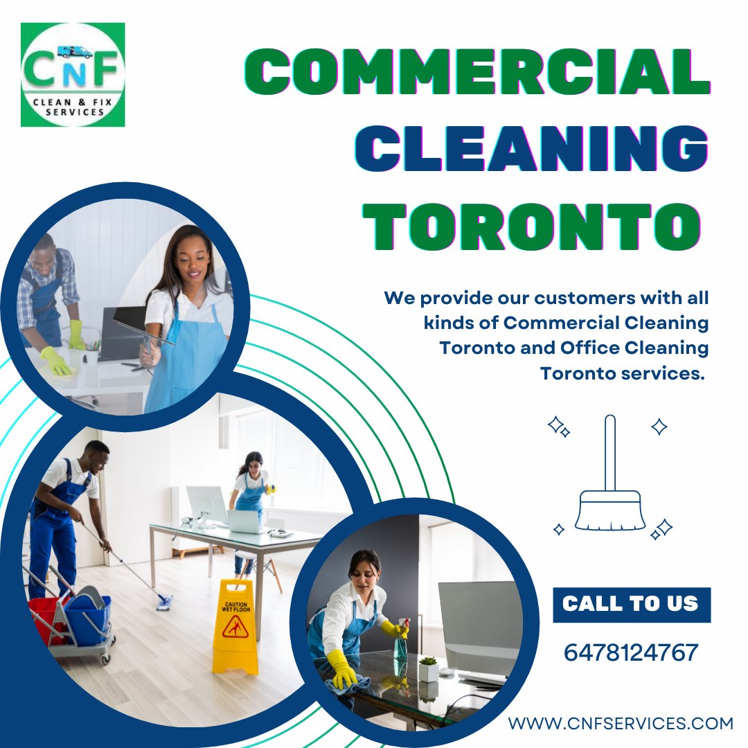 CnfServices's tweet photo. Boost the performance of your staff and increase their productivity just by keeping your commercial space clean through our Commercial cleaning Toronto services.
.
.
.
Visit our website: https://t.co/R6ybuMnh68
#commercial #cleaning #toronto #cleaningcompany #cleaningservice https://t.co/Eeya1S97VV