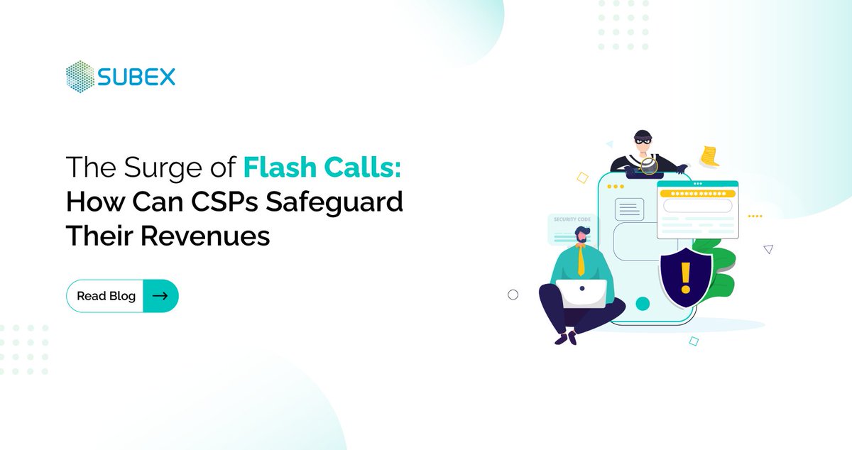 subex's tweet photo. CSPs' revenues through SMSes are under threat with the surge of flash calling authentication. It is paramount that #CSPs implement robust solutions to monitor & monetize this traffic to stay ahead of the curve.
Read the blog to know more! https://t.co/q9jGuqKTGv
#FlashCalls https://t.co/9SBWeFaUBD