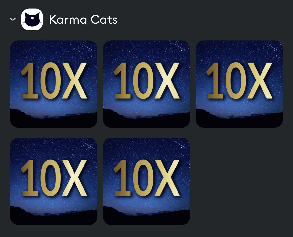 Padi141175's tweet photo. @TheKarmaCats #NFTGiveaway Karma Cats to the moon! https://t.co/4W9uZzT5cP