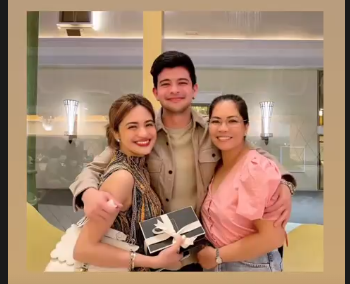JAPS_RIZAL's tweet photo. UPDATE: Julie Anne San Jose @MyJaps and @RAYVERCRUZ20 with Doc Mau Castillo last night at  Okada Manila https://t.co/pZvUJliqN7