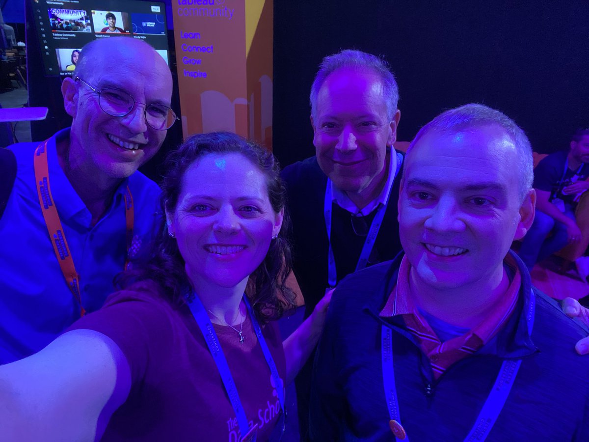 So great to catch up with these legends #Tableau #data22