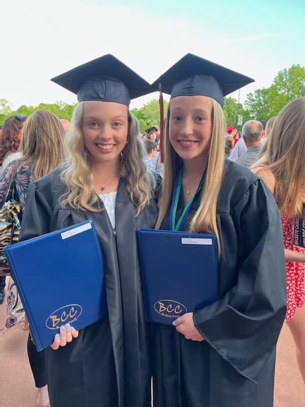 Two of our Seniors had their graduation tonight at Buckeye Career Center!  Hats off to JaeLynn Marks and Danielle Wright🎓