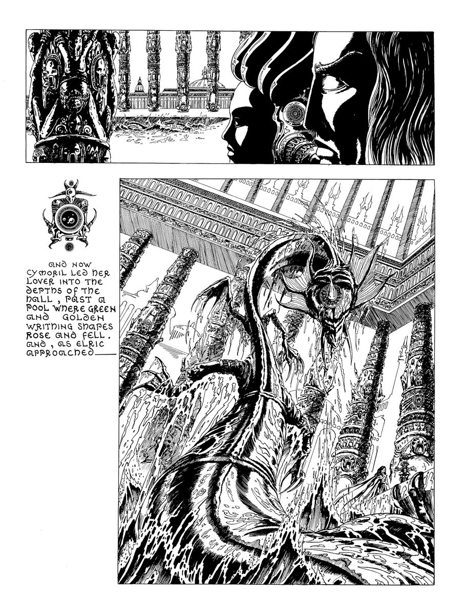 Sharp_Sticks's tweet photo. meanwhile at stately Farum Azula (Druillet '73) https://t.co/yqR55sdXlo