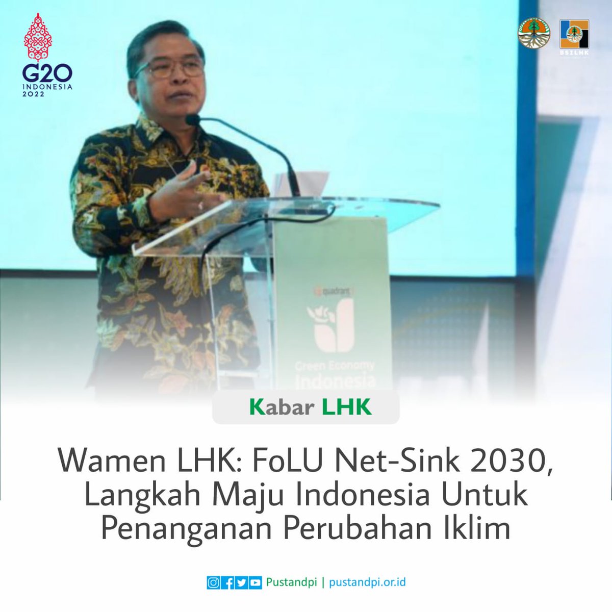 pusbangmitigasi's tweet image. Selamat Pagi Sobat Hijau,

Keseriusan Indonesia untuk urusan penanganan isu perubahan iklim, tergambar pada inisiasi “Indonesia FoLU Net-Sink 2030”.

Apasih FoLU Net-Sink 2030? Sobat Hijau sudah pada tau?

#FoLUNetSink2030
#emisiGRK
#KLHK
#pustandpi