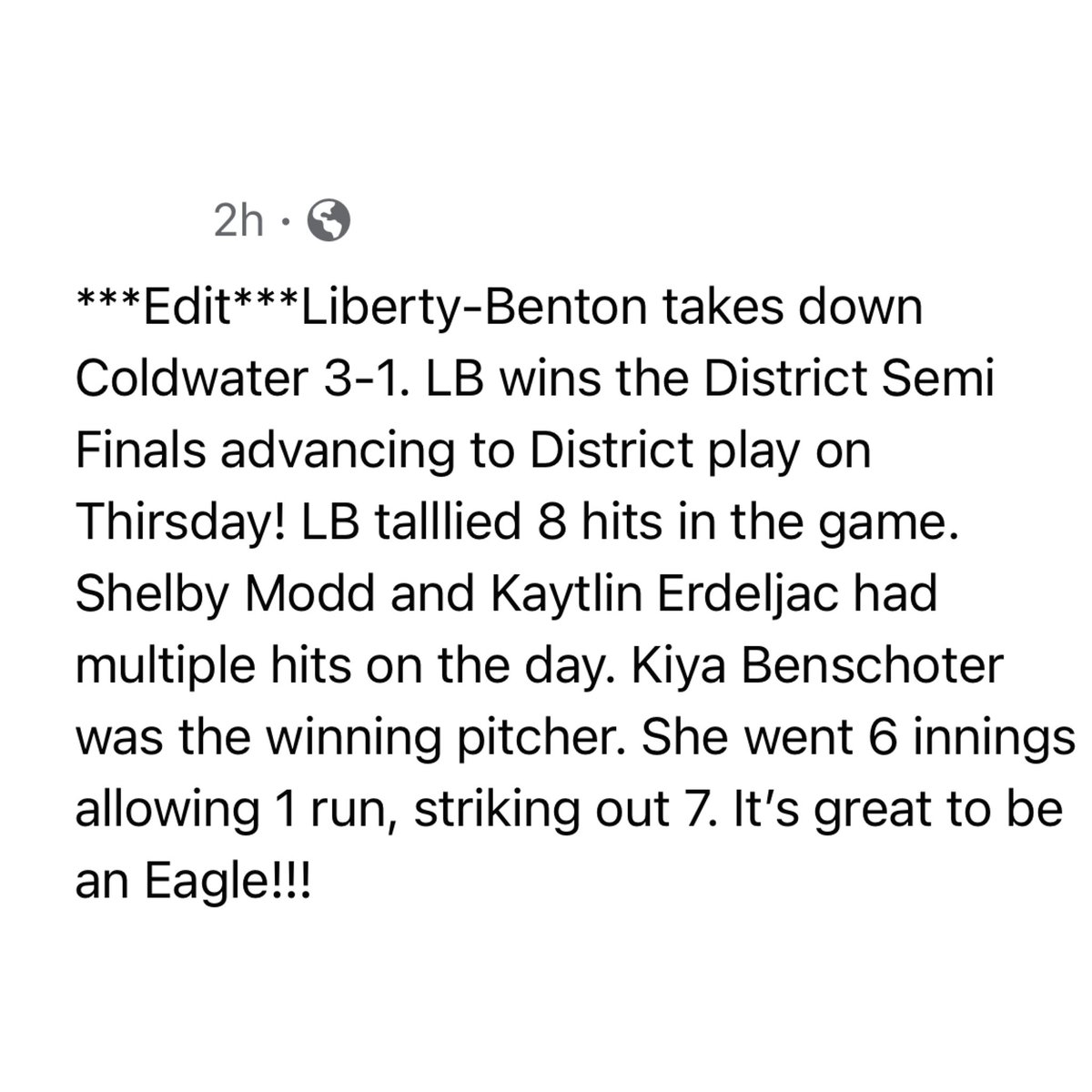 lbhs_softball's tweet photo. https://t.co/ej5PnajxFC