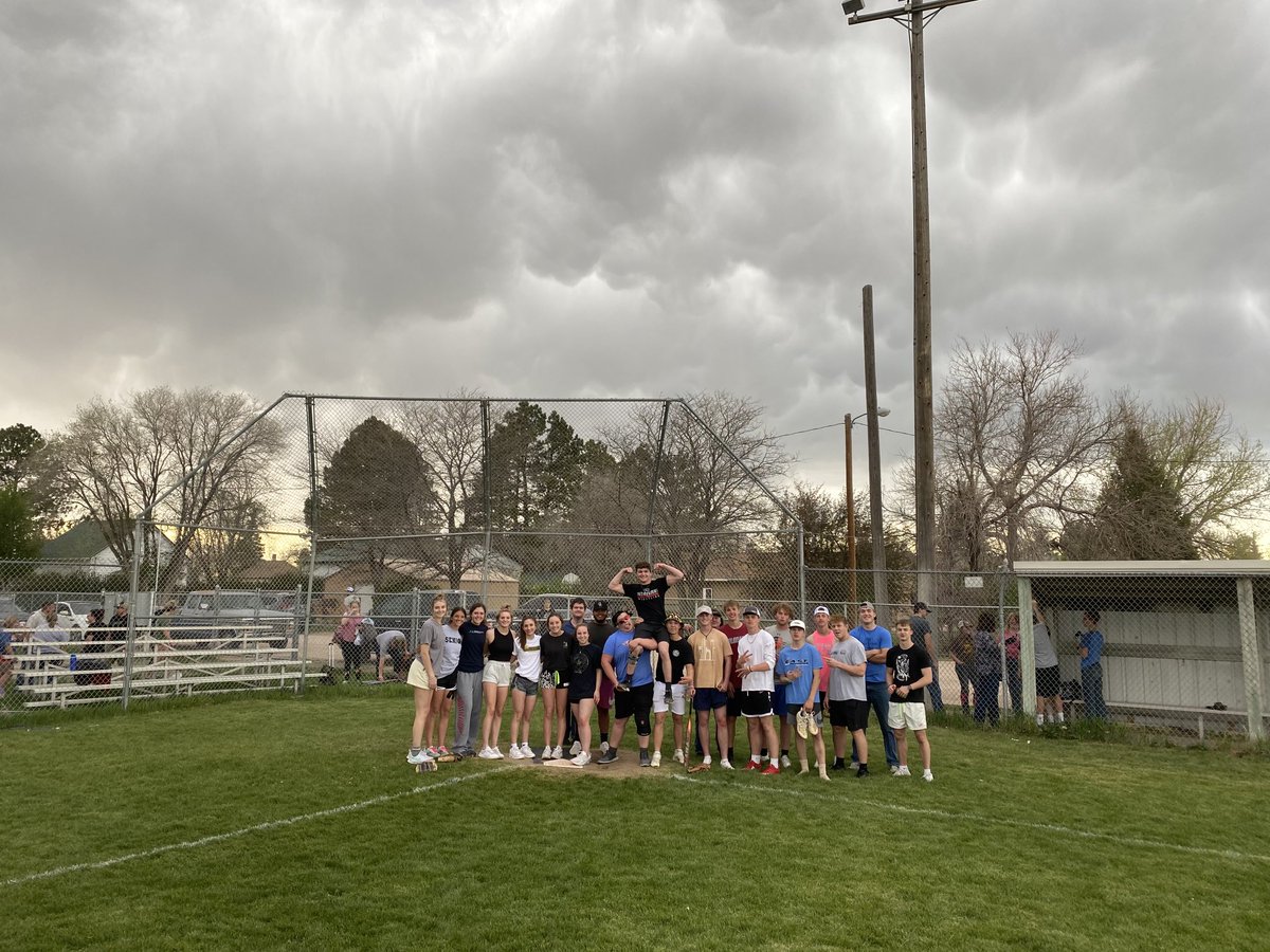 Tr1be_AD's tweet photo. For the second time in school history the Seniors have defeated the staff in the annual softball game. https://t.co/SW8SLKE6k6