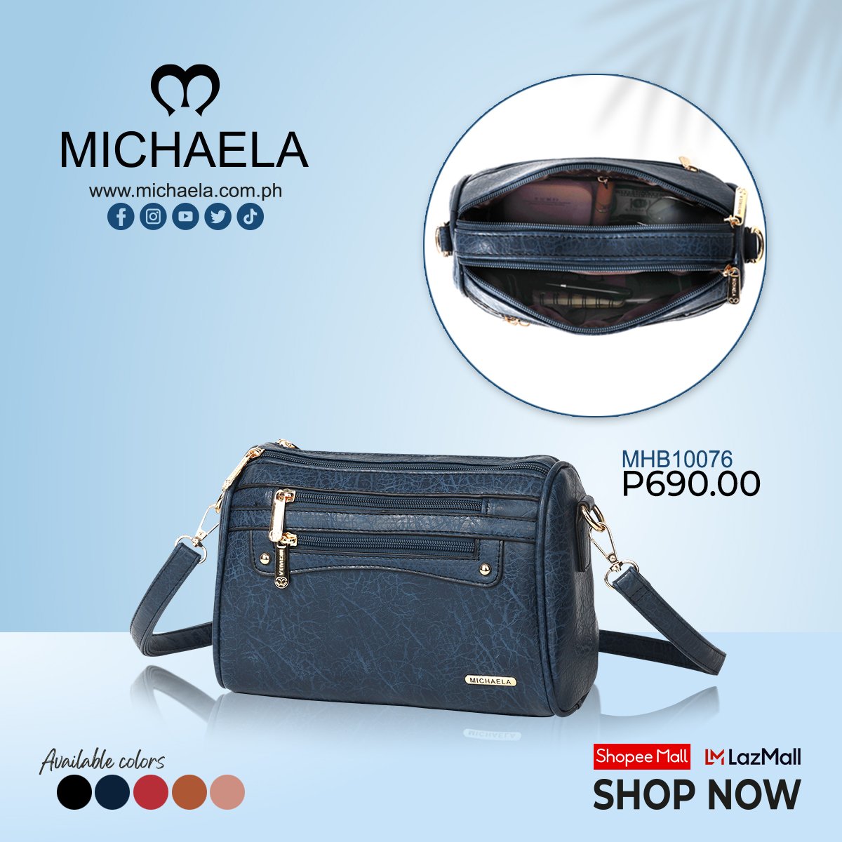 _michaela_ph's tweet photo. A fine and elegant MICHAELA Bag for today's Wednesday weather is appropriate for your errands. Now available at MICHAELA boutiques near you!😘🥰😍👜❤
#michaela16th
#iLoveMICHAELA
#michaela
#michaela2022
#MICHAELAMay https://t.co/COtvoCEZGu