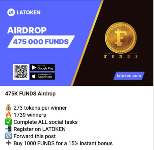 fundsonetoken's tweet photo. If there is a coin you can invest in that can make you an instant millionaire its $Funds
What U ask?
When you hodl and mint your tokens into NFT lottery tix, they are automatically entered into 30 weekly global lotteries EVERY WEEK! 

What crypto gives you a utility like this? https://t.co/a79uyJjc9L