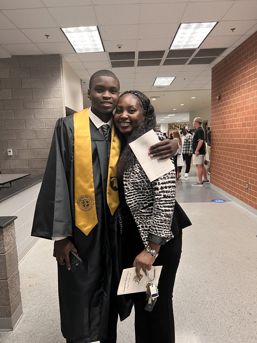My Graduate!! <a href="/CarlRoberts2022/">CarlRoberts2022</a> Accepted into over 16 colleges and awarded 123,000.00 in academic scholarships!! The tears flow as he will be attending Pitt Community College in the fall and doing what he loves playing Basketball!! My Student Athlete!! #myheart