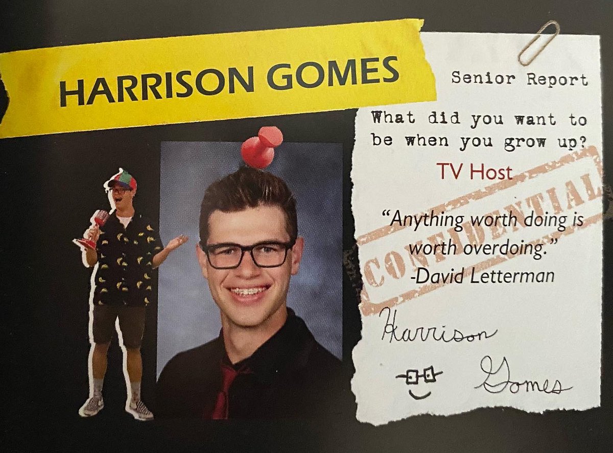 robintweets77's tweet photo. @harrisonmyspace has big comedy aspirations! @Letterman https://t.co/TlP9XmEk05