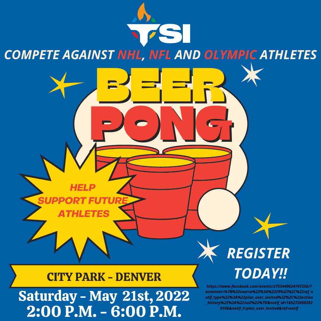 NFTTSI's tweet photo. Make sure to join @nfttsi if you are in Denver this Saturday May 21 2-6 pm come compete with pro athletes 

register today at 
https://t.co/aVSN8VxgfQ https://t.co/d09kjdtuOi
