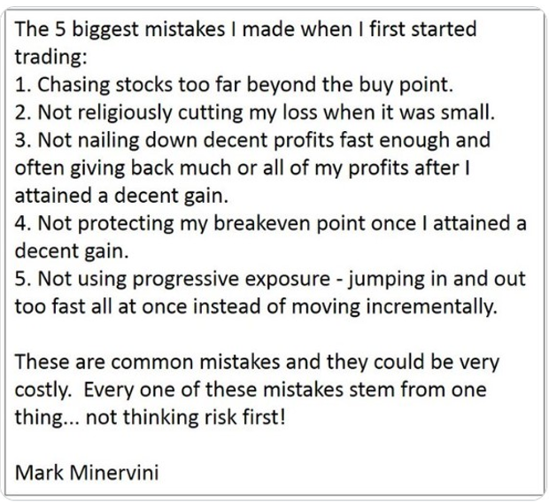 Here are some of the biggest mistakes I made when I was new to trading and very likely the same mistakes you will make a well. They all stem from one thing!