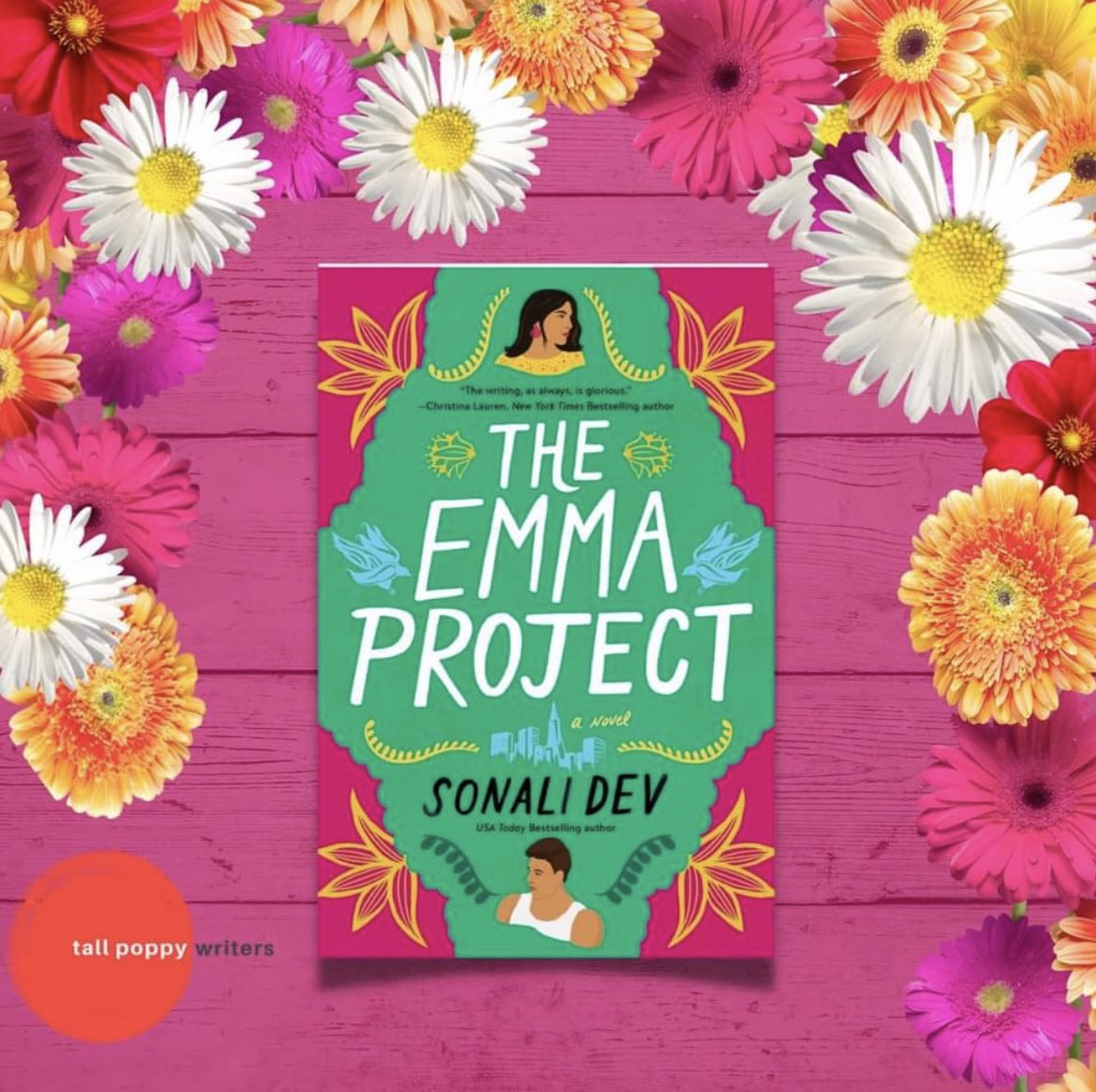 Sending congrats to @Sonali_Dev on the latest triumph in her Rajes Series, THE EMMA PROJECT, out today‼️👍🏾👍🏻 We got our copy…how about you?! #tallpoppywriters #avonbooks #romcom #fabwomenwriters