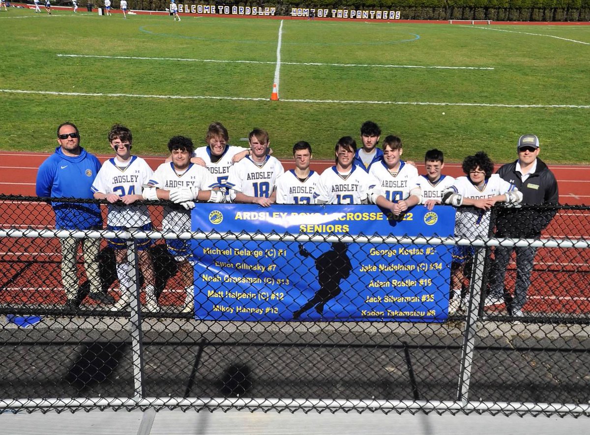 ArdsleyLacrosse's tweet photo. Thank you to the entire @ArdsleyPanthers community for another season. We also want to thank @ByramLax for being great host for a great day for playoff lacrosse. Finally, we want to thank our 10 seniors for all their hard work these last 4 years, you will be missed! https://t.co/tenBk2Kmnv