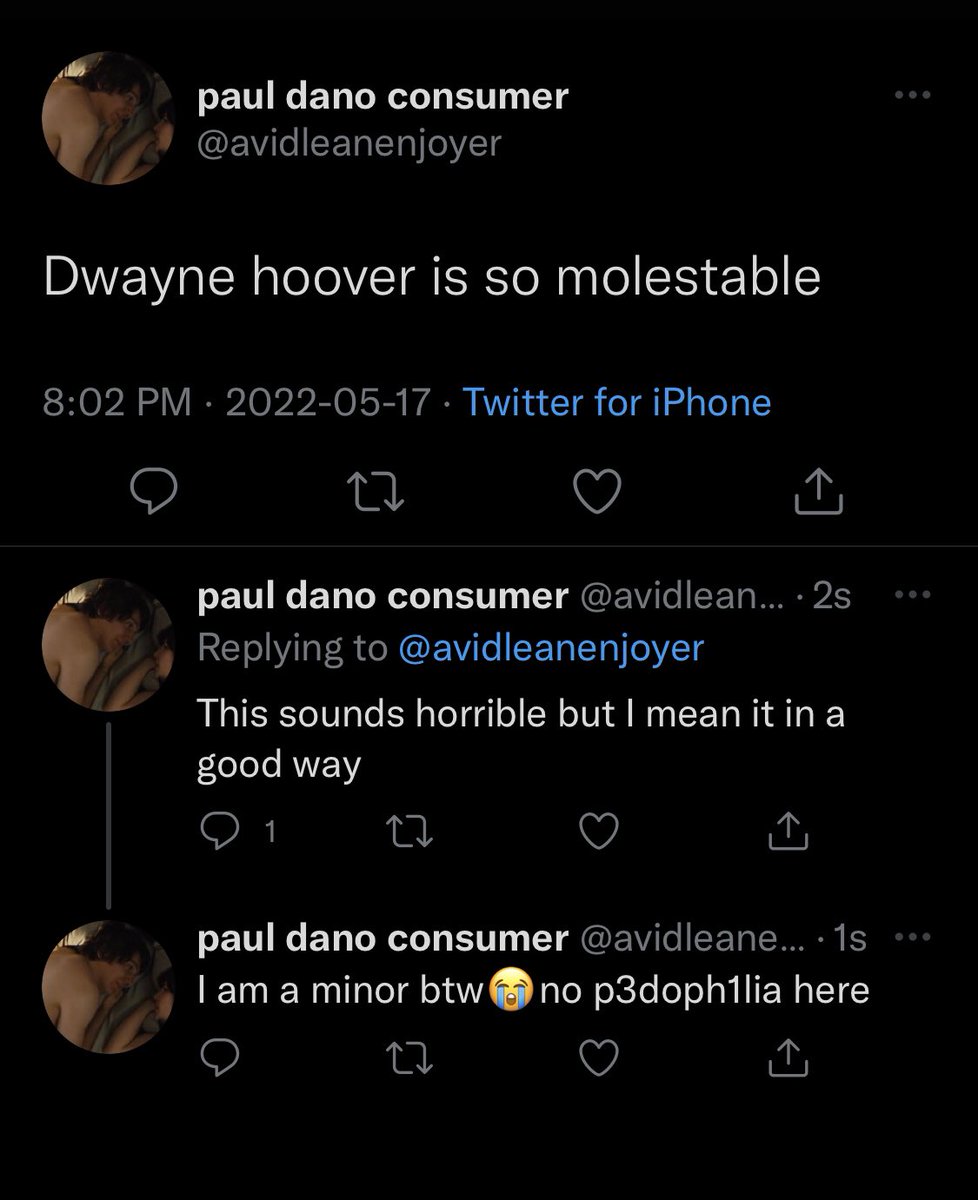 The_Pizzaman111's tweet photo. Cw// mentions of m*lestation please block this person, ESPECIALLY if you’re a minor. https://t.co/XGA4JfY9db