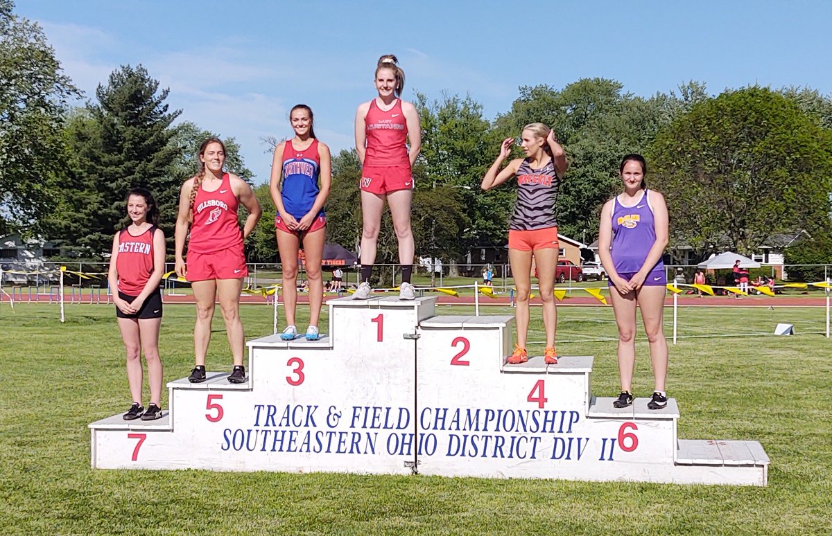 With a jump of 5'2, <a href="/aashle_yy/">ashley hegarty</a> is your District Champion and moving on to the regional meet next week at Chillicothe HS. Great job
<a href="/WestfallHS/">Westfall High School</a>
