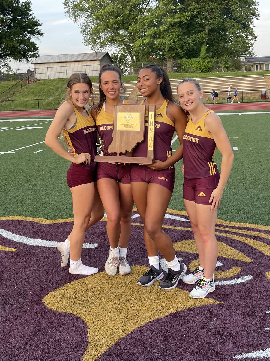 ketrue's tweet photo. Congratulations Stella and the Bloomington North track and field team on the Sectional championship tonight! #BHSN https://t.co/HXTGPFLENJ