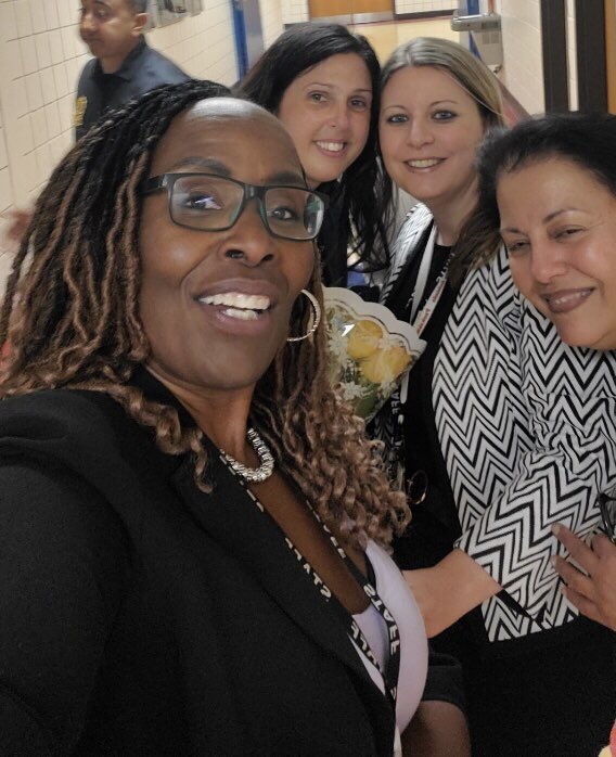 Ellen_Gerace's tweet photo. Outstanding presentation tonight by Dr. Jenna Ferris and the PHS Team! It was officially announced that @DrJFerris will continue next year as the new Principal of PHS! Well deserved! Congratulations! Peekskill is strong and shining bright! #TeamSecondary #PEEKSKILLPRIDE 💙❤️💙 https://t.co/u8rivTfw9n
