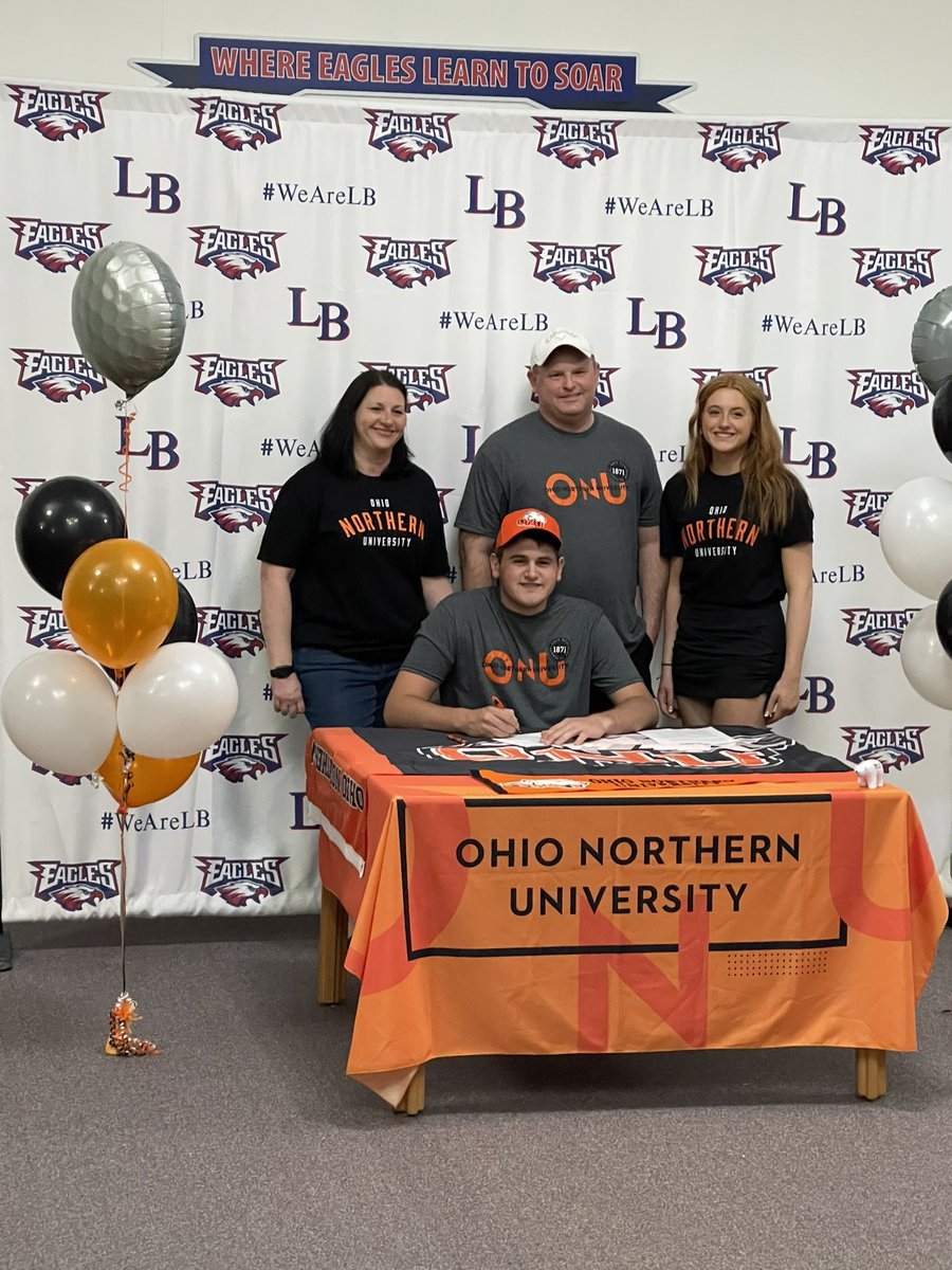 LBGolfers's tweet photo. Congratulations to Senior Golfer Austin Hanni-Wells signing with Ohio Northern University to continue his Academic &amp; Athletic career! Great job &amp; Good luck! @LBLocalSchools @LBHS_nest @LibertyBentonHS #WeAreLB https://t.co/Ib6I3FBwyt