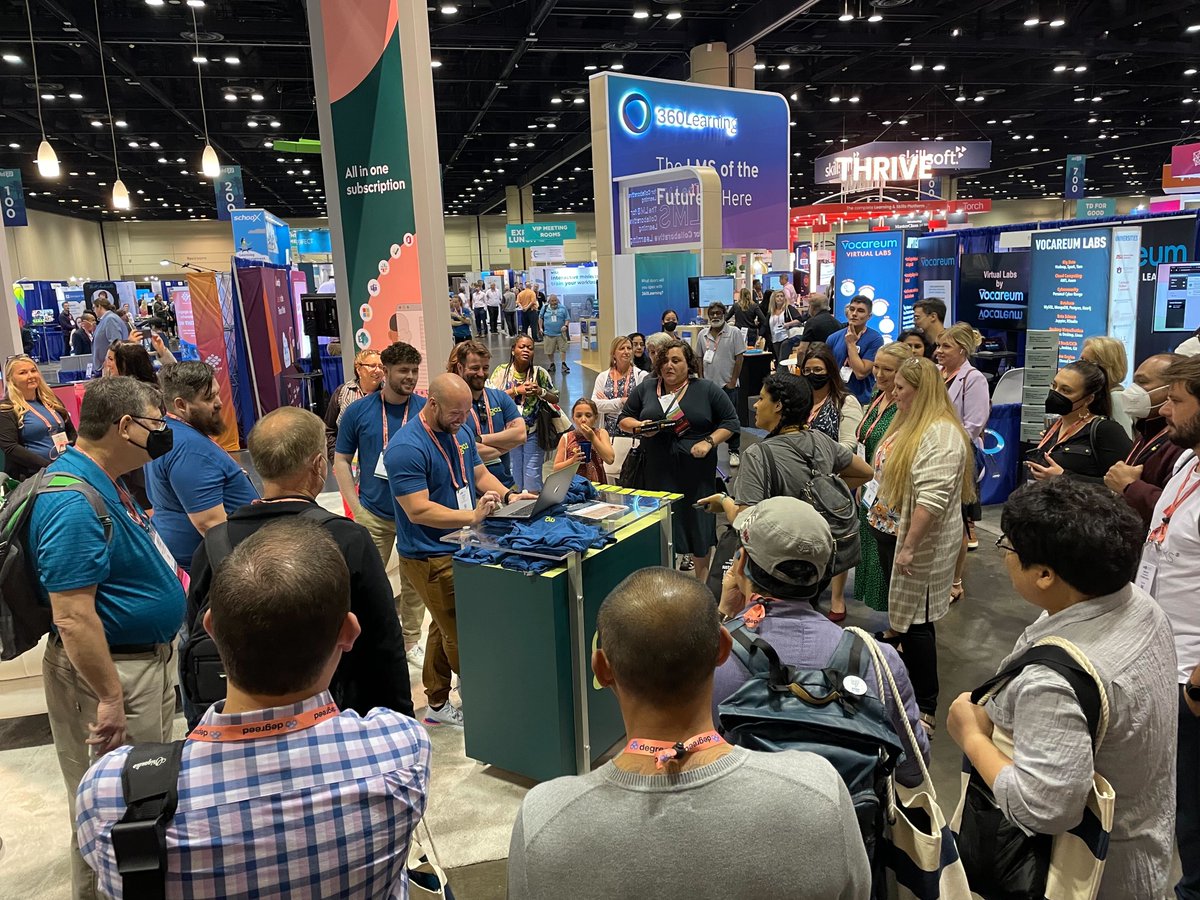 go1com's tweet photo. Day βοΈ at #ATD22!
What is happening here? Comment your best caption ideas below! π
#booth201 #learninganddevelopment #atd2022 https://t.co/q0PtA4QG1g