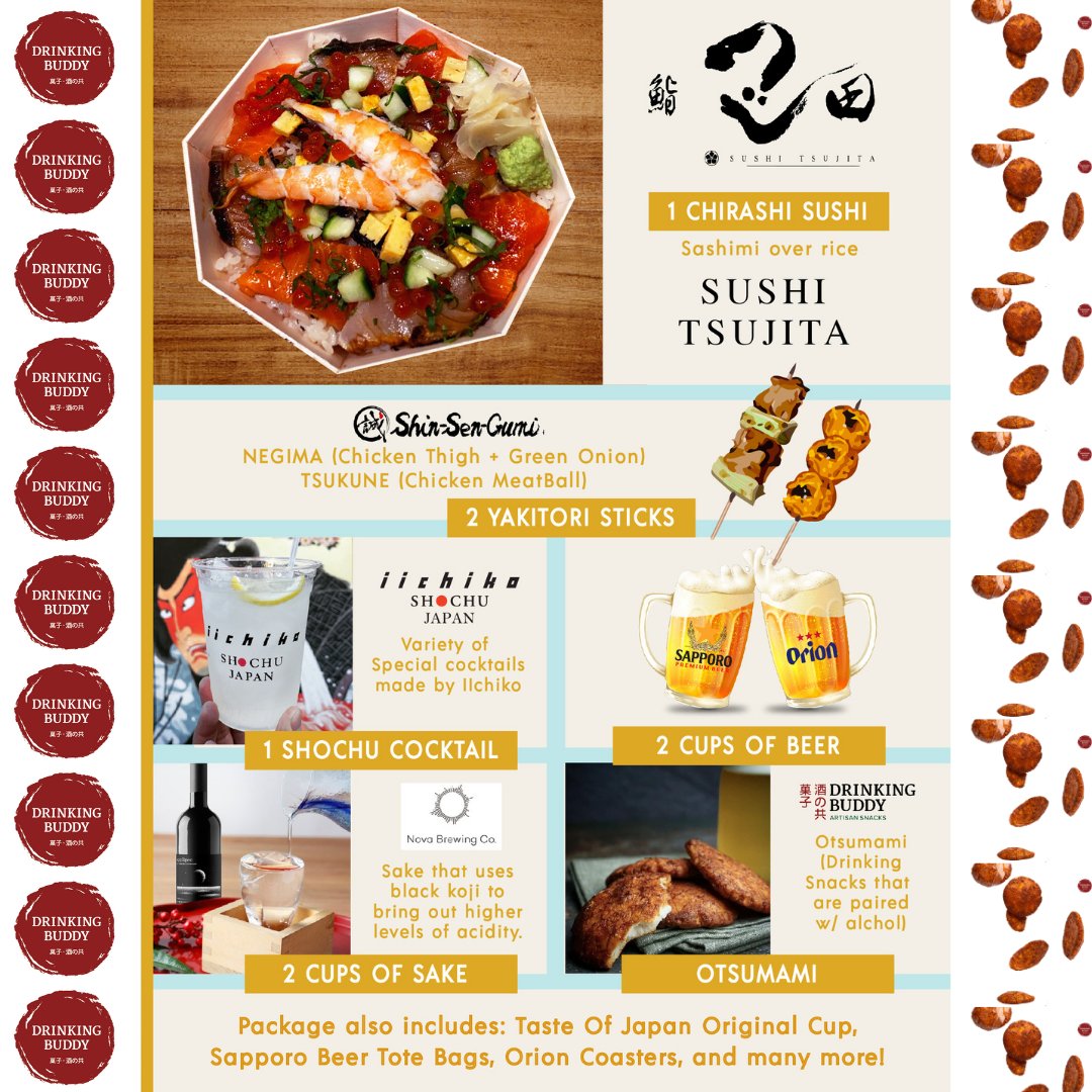DrinkingBuddyLB's tweet photo. Reserve your #Beer &amp; #Sake VIP Package now for just $65 🍻

Get access to the Beer &amp; Sake Garden at Taste of Japan and enjoy a tour for your tastebuds. 

Tap the link below to become a VIP now 👇🏼

https://t.co/aU3M35qaAC

#DrinkingBuddyOfficial #TheDrinkingBuddyShop #TasteofJPN⁠ https://t.co/vbpsWljVlM