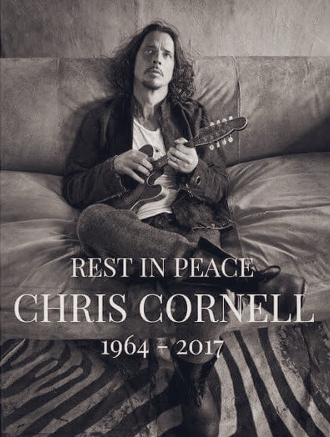 On this sad day of memory, know you touched so many with your soulful voice, touching words & kind heart.

Always remembered. Never forgotten.

#ripchriscornell