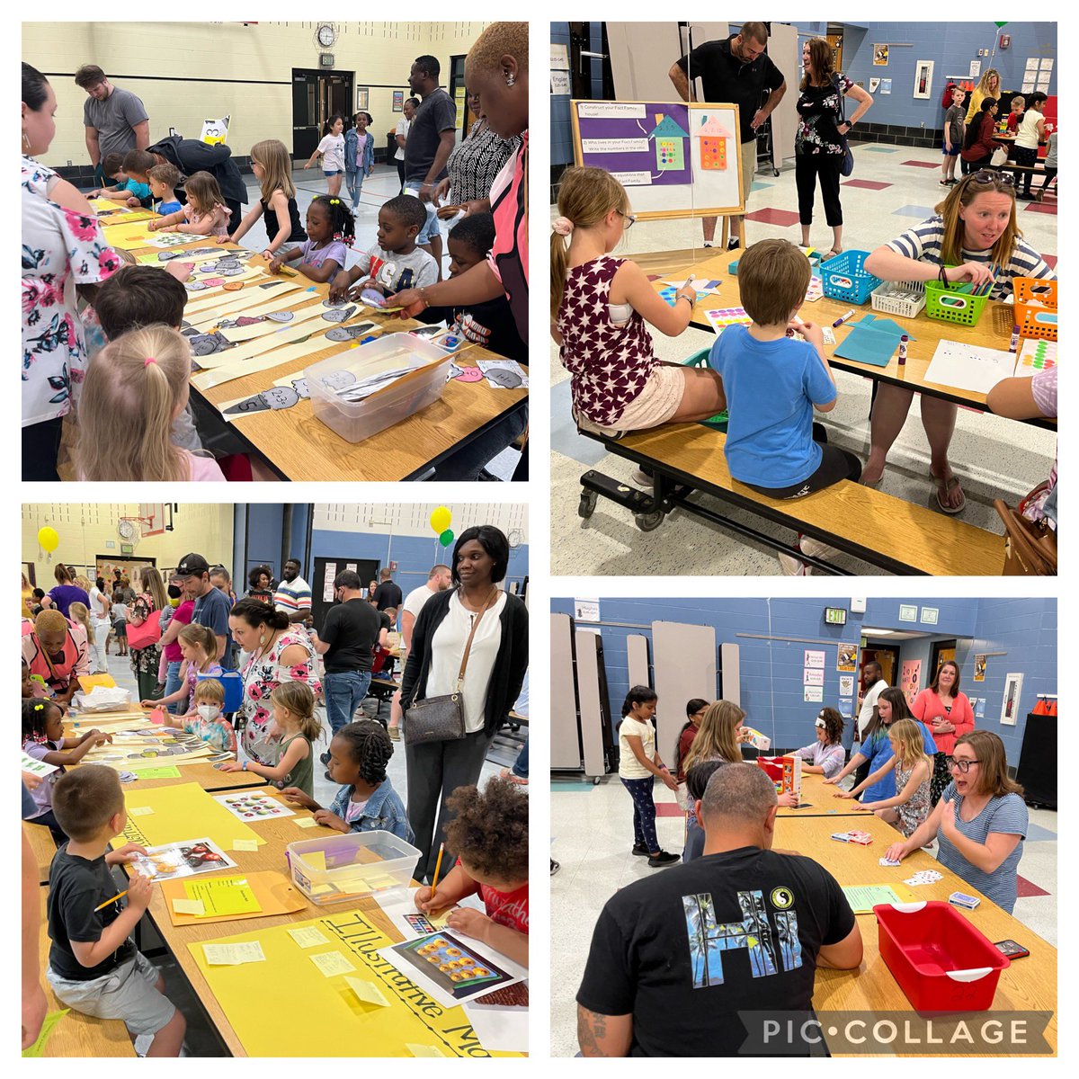 SolleyAACPS's tweet photo. What an #AACPSAwesome Math Night where our families, students, &amp; teachers played games to practice fluency &amp; other skills they’ve learned in math! @AACPS_PK5Math Thankful for our math leads, @MissOswinkle &amp; @miss_morrow_ who organized the event for our community! #mathmatters https://t.co/nJfCQ26kR3