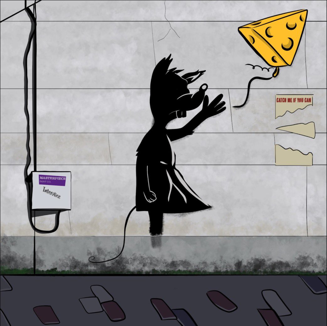 RatHAUSNFT's tweet photo. @DropYourNFTs 🧀“Ratsky” from our Legendary Artist  Collection

✨Rathaus is on a mission to build IRL Art Studios for Creators. 1st launch in NYC Fall ‘22

🎁 RT &amp; Dm for a community link

*Any projects out there interested in collaborating with our whitelist campaign feel free to reach out* https://t.co/0l4tIP4gnL