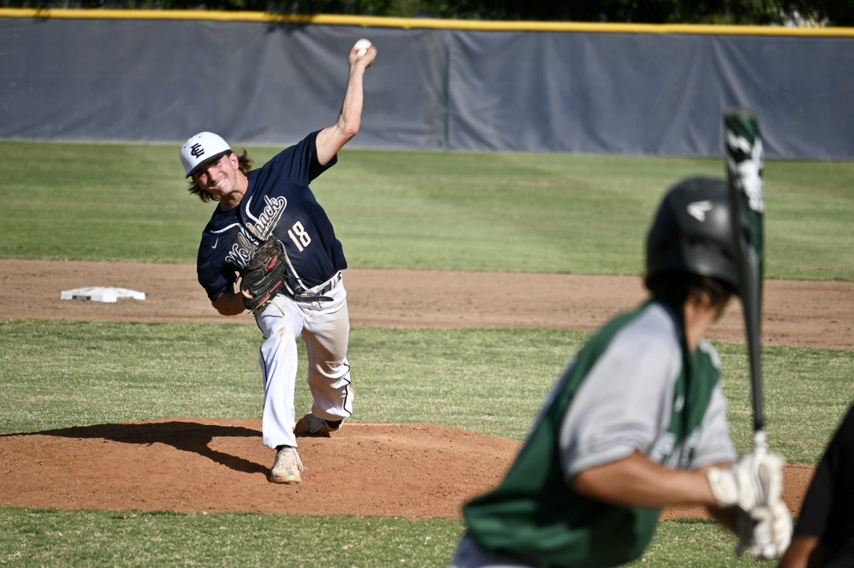 Jacob Crain’s afternoon is done. He went 6 innings, 3 hits, 1 ER, 8 strikeouts. He leaves with <a href="/ClovisEastBB/">Clovis East Baseball</a> ahead 8-2 in top of 7th.