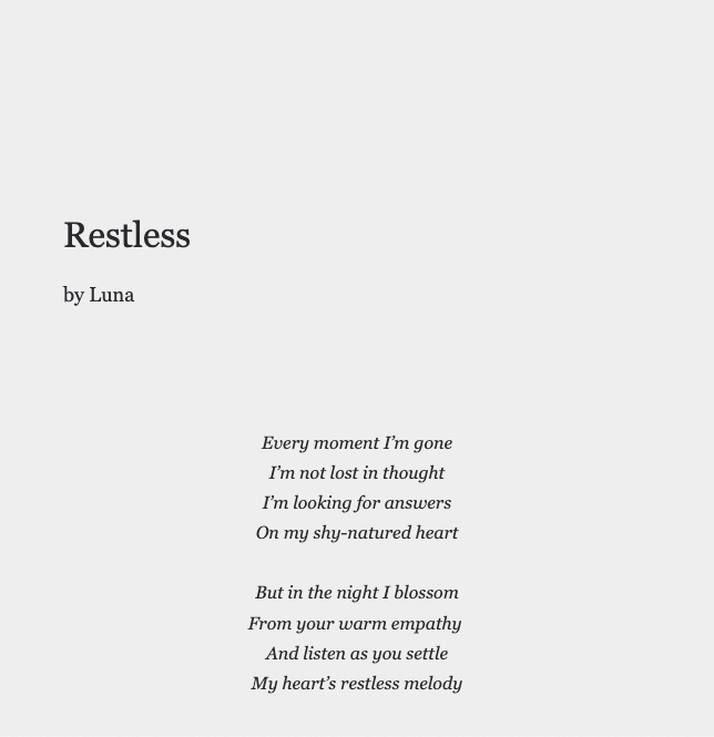 uncookd_'s tweet photo. ⛵ Joy amidst a Stormy Sea by Adam Brimmer

https://t.co/QQUXTI4iM5

😰 Restless by Luna

https://t.co/gRjNoRpFRK

🌌 Three Vignettes by varthoulwrites

https://t.co/SwD6zWg62Q

🏖️ two sentence horror by HeyMan

https://t.co/49qSshujyn

#poetrycommunity #POEMS #poetry #poem https://t.co/KEbK5gWKCl