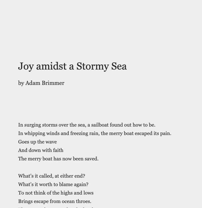 uncookd_'s tweet photo. ⛵ Joy amidst a Stormy Sea by Adam Brimmer

https://t.co/QQUXTI4iM5

😰 Restless by Luna

https://t.co/gRjNoRpFRK

🌌 Three Vignettes by varthoulwrites

https://t.co/SwD6zWg62Q

🏖️ two sentence horror by HeyMan

https://t.co/49qSshujyn

#poetrycommunity #POEMS #poetry #poem https://t.co/KEbK5gWKCl