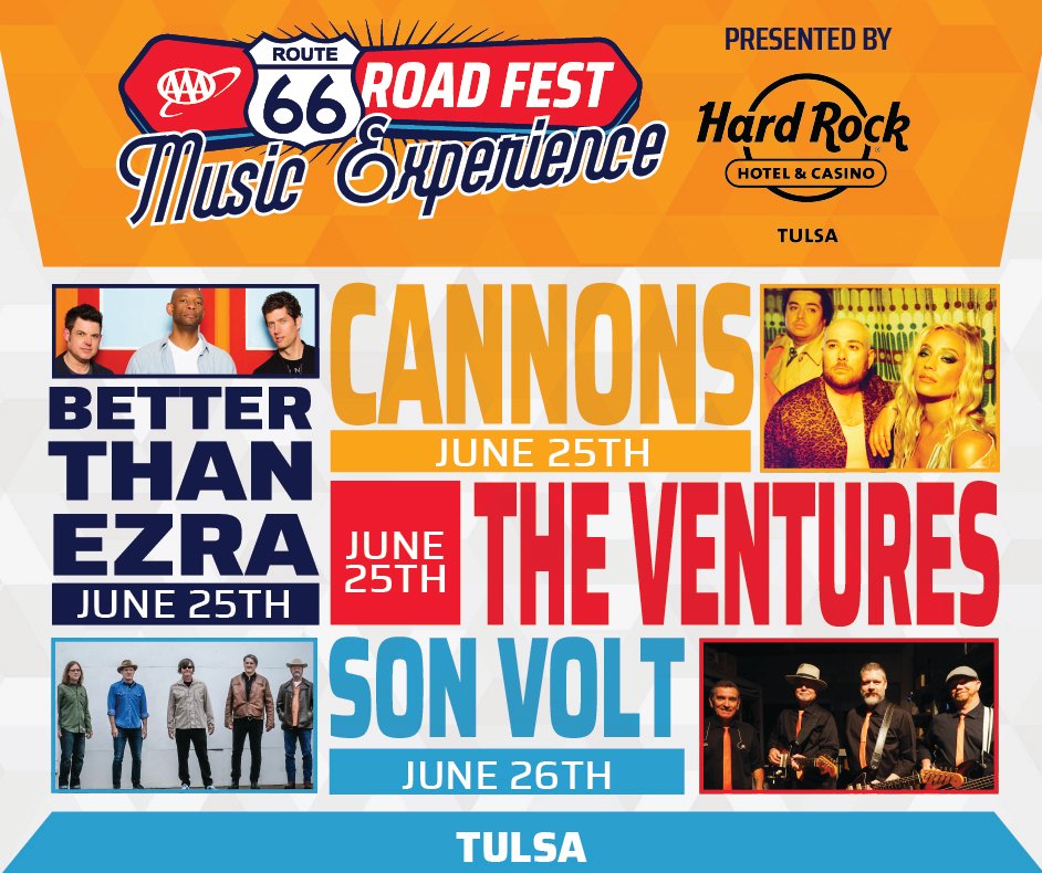 Route 66 Road Fest on Twitter "🔥 TULSA 🔥 Your Road Fest Music
