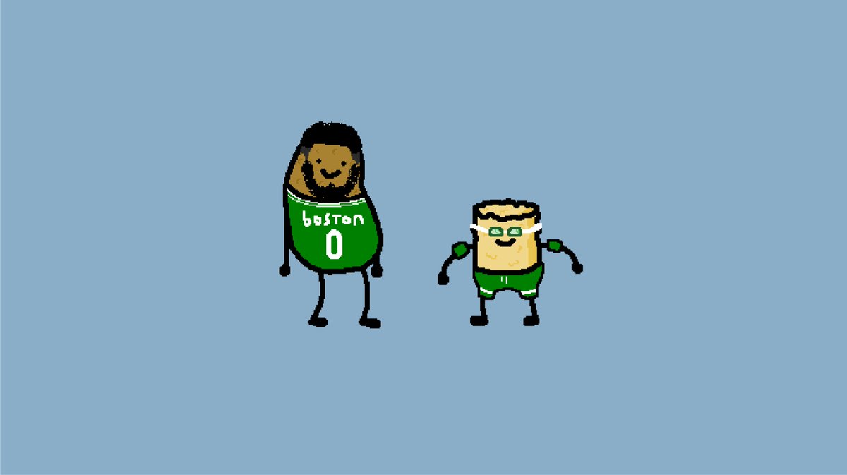 nba_paint's tweet photo. Jayson Potatum and Jayson Potatum Tot. https://t.co/QB3gGnItT0