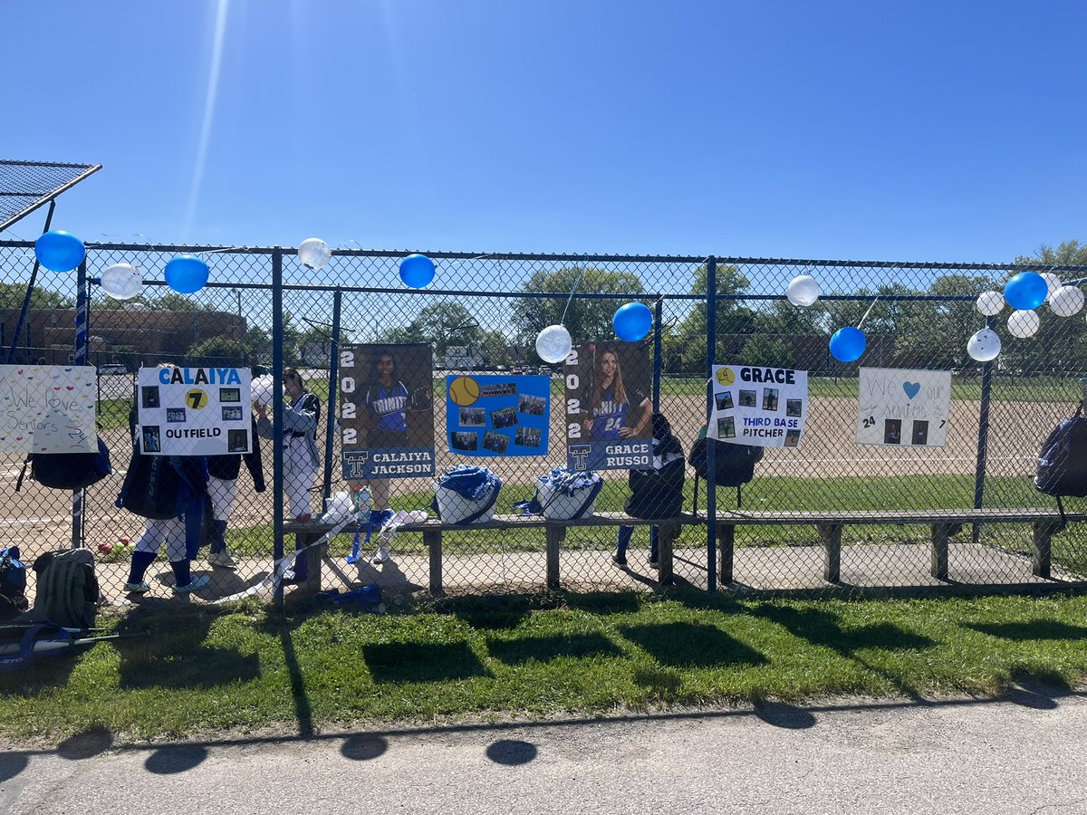 Solid day at Fort Field helps get us in the win column on Senior Day. Thank you to everyone who helped make it so special! Shoutout to Grace who had 12 K’s on the mound and Calaiya who had a great day at the plate! We love you both! #Classof2022 🥎💙🎓