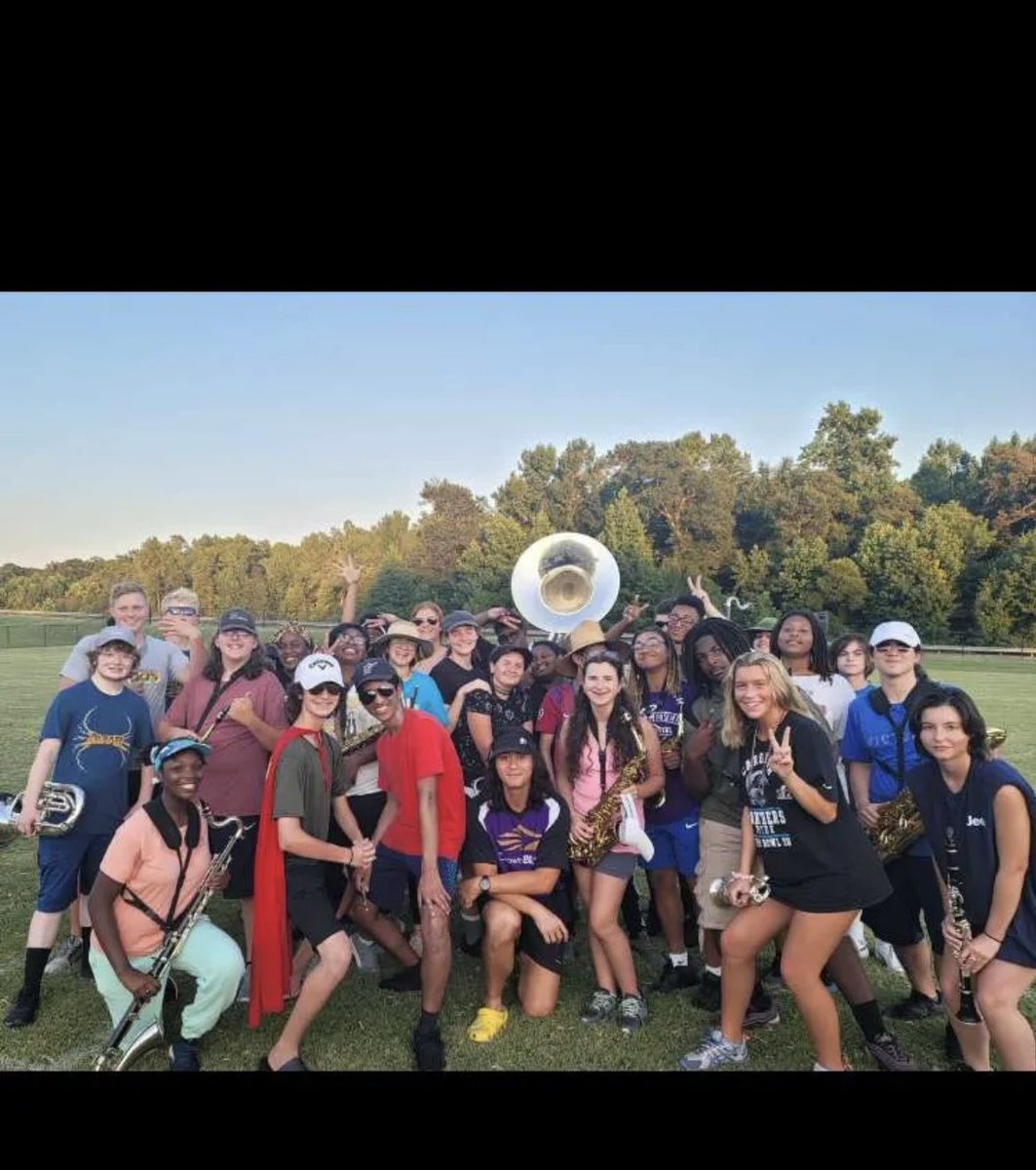 I would like to say my first year of marching band was a success. #morethanAnathlete