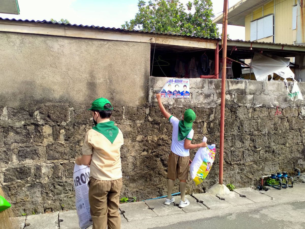 boyscoutsPH's tweet photo. in the Clean-Up Drive.

You can share this post to reach Scouts from all over the country!🥰

#Scouts #ScoutsPH #PostElection #CommunityCleanUpDrive ⚜️

(Photos by: Scout Dario Clemente) https://t.co/CjrCUC3aei