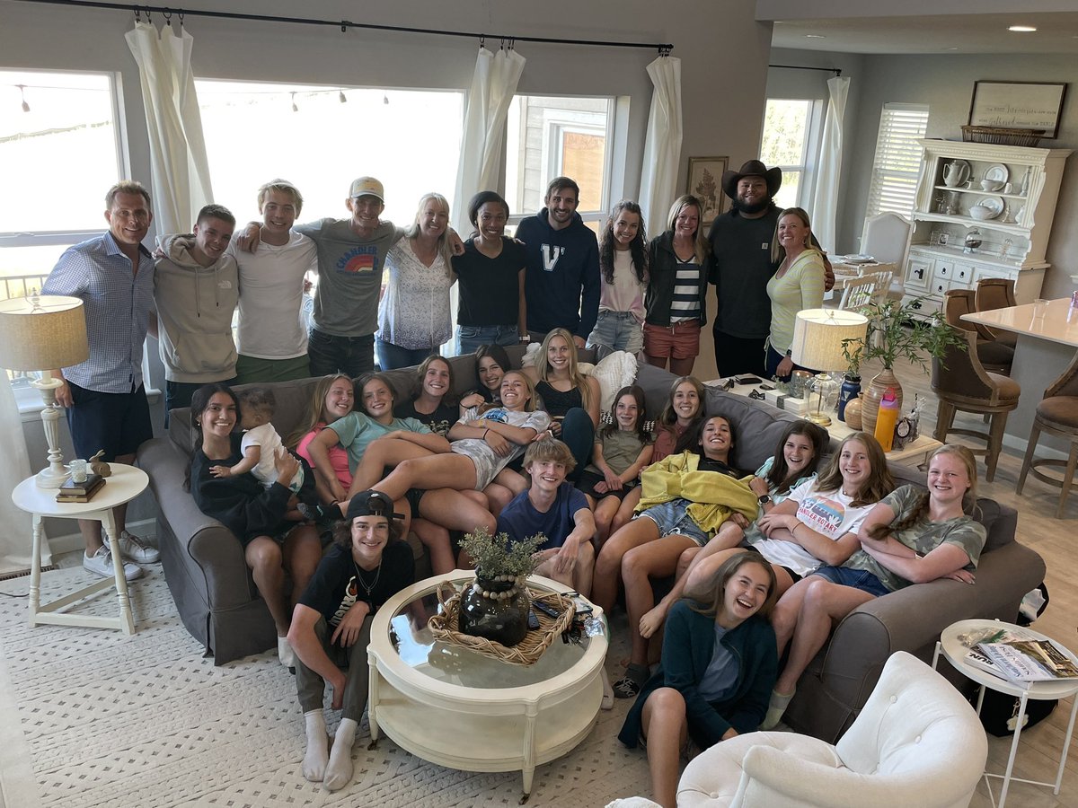 A little pre-state dinner at Coach’s house with the state qualifying crew. Incredible bunch of kids and coaches. Gratitude should always win the day.