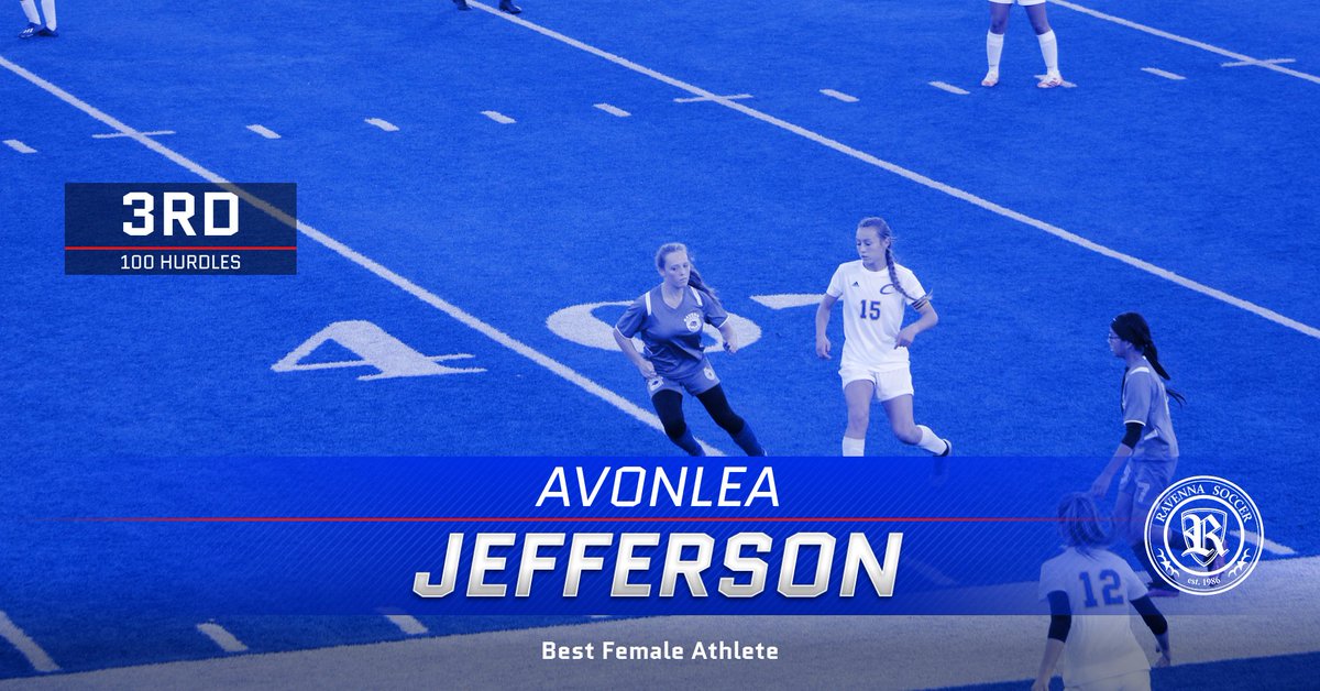 RavennaGSoccer's tweet photo. The Ravenna Girls' Soccer program was well represented, winning two awards as a team and Avonlea winning Best Female Athlete for her tremendous season on the track. https://t.co/oclGdAuMOT
