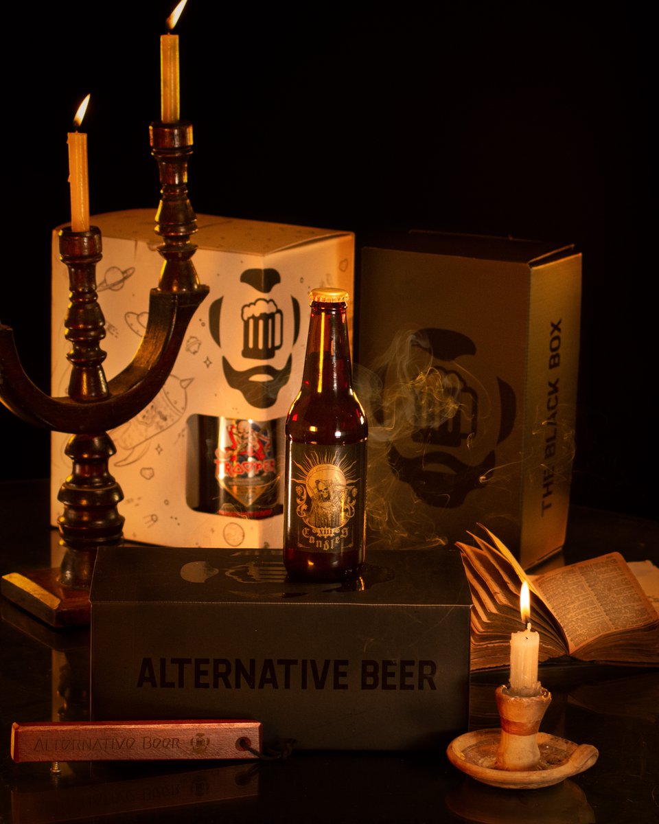 AlternativeBeer's tweet photo. Nuestros amigos Sturm-B88 de la tienda de discos de Metal y sus géneros se unieron a The MadMan Brewery para producir la cerveza artesanal XIII Candles en conmemoración de su 13º aniversario. Conócela en 🔗https://t.co/TS26W5q9C2 💀🍻

#alternativebeer https://t.co/VCZ9zrH8ru