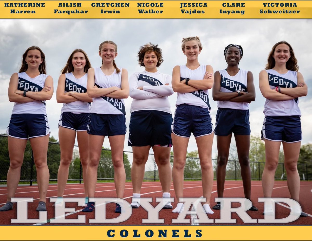 2022 Girls Outdoor Track and Field Seniors. Once a Colonel, Always a Colonel #LHScolonelpride