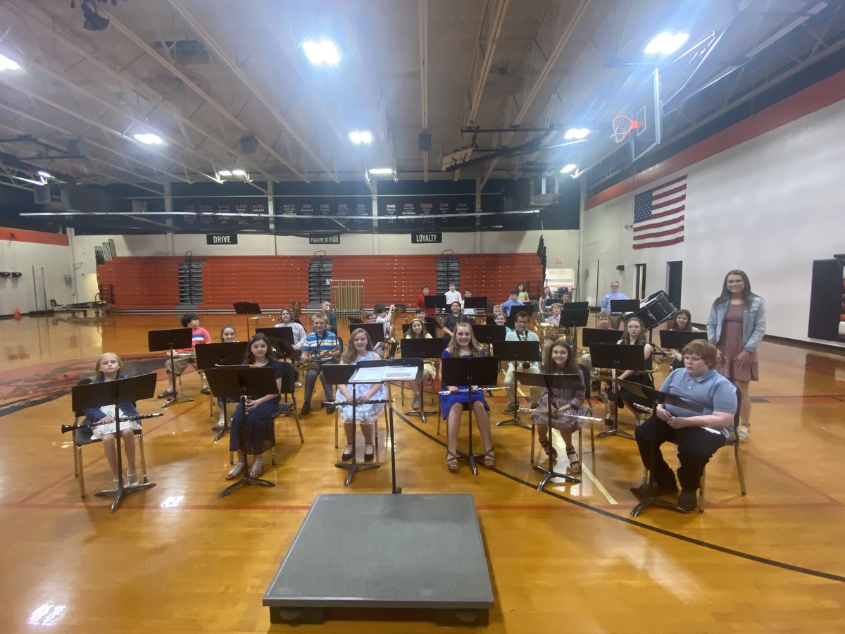 5th Grade Band/Chorus Concert. Great job by all our students and Mrs. Page/Ms. Stephens. #wesclinwarriors #dreambelieveachieve