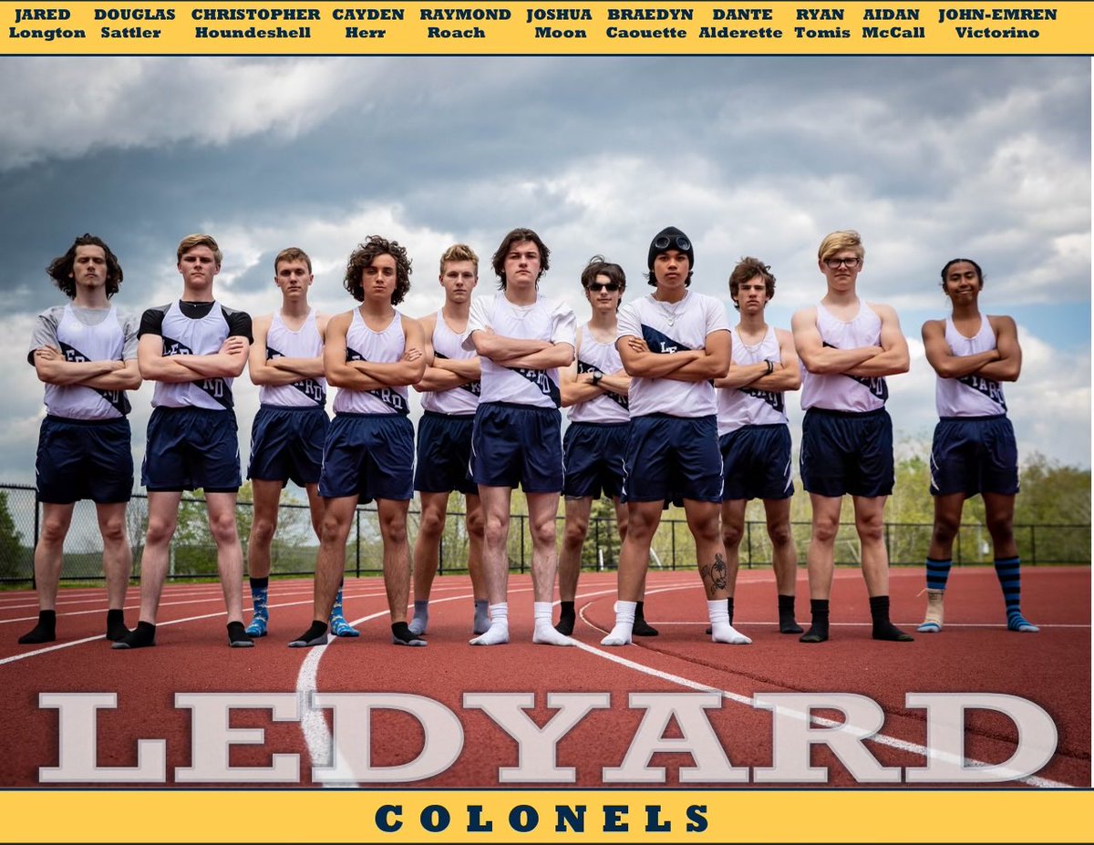 2022 Boys Outdoor Track and Field Seniors. Once a Colonel, Always a Colonel # LHScolonelpride