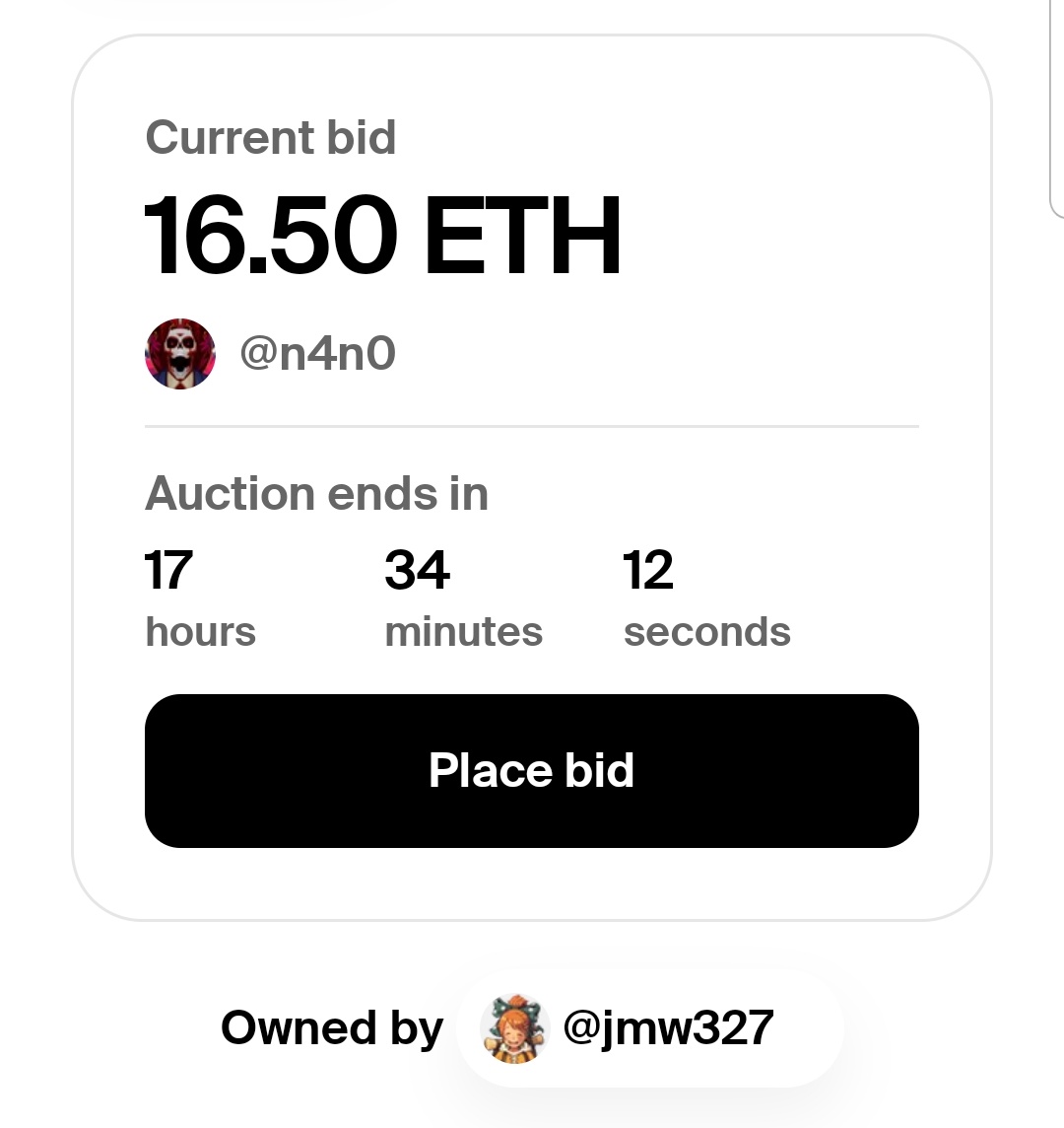 150k followers and making less than 10k a year🤯

Congrats on 16.5 ETH(~33k ) bid and welcome to NFT!