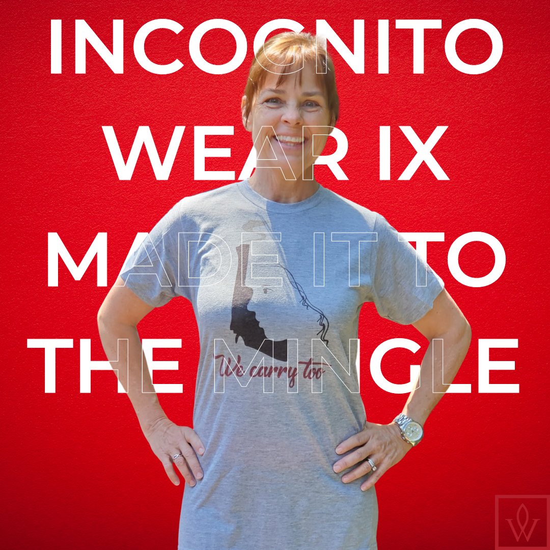 incognitowear's tweet photo. BIG NEWS! Incognito Wear IX is proud to sponsor raffle / door prize at #TheMingle2022 - my "gun girl" t shirt! Check it out, click the link below!
https://t.co/ZL6uHwgEZu
-
-
#themingle2022 #concealcarryclothing #themingle #gungirls #gunrights #2ndamendment https://t.co/OKj3Y6GdsB