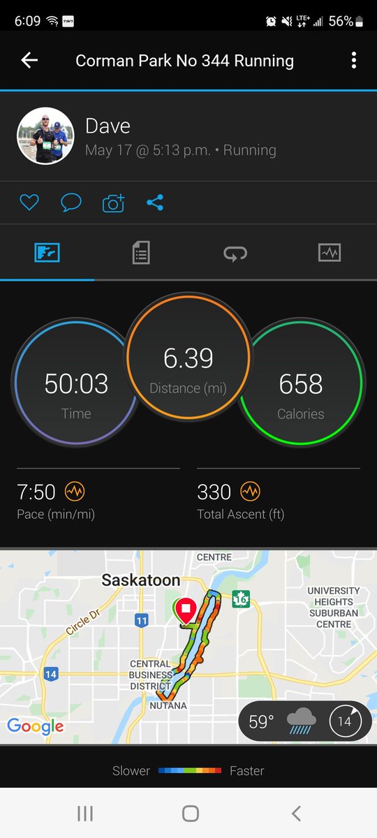 sask_runner's tweet photo. 6.4 miles of intervals today.
Seems my wee break this weekend has been beneficial. I felt strong and fast.
I had told myself that it's time to back off for my taper but my legs didn't get the memo.🤷♂️
Taper will begin Thursday I guess.
🏃♂️💨🌾
#Tapertime
#SaskMarathon https://t.co/lWjVlZ4ZyD